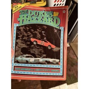Lot of 2 1981 Vintage The Dukes of Hazzard Coloring & Activity Book 1980 Edition